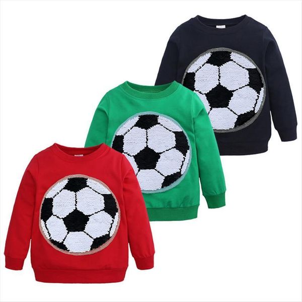 spring autumn children sequins sweater boy sweatshirts long sleeve t shirts football face changing kids clothes boys tee, Black
spring autumn children sequins sweater boy sweatshirts long sleeve t shirts football face changing kids clothes boys tee, Black
