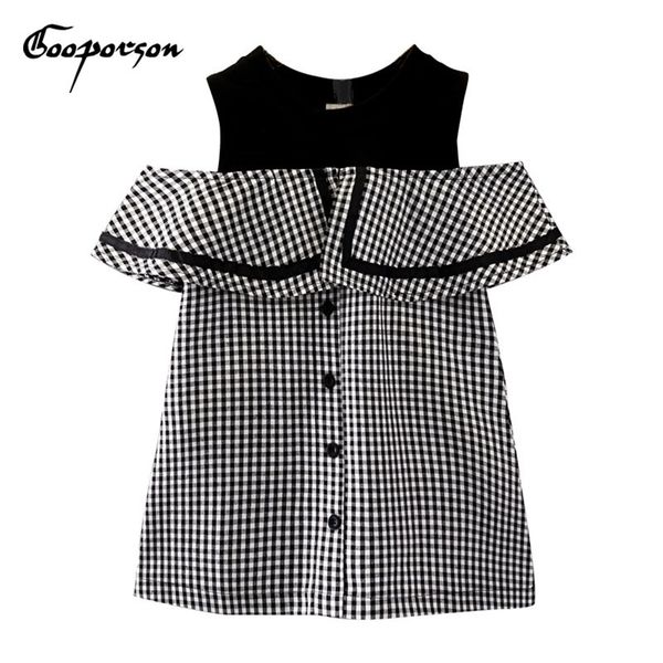 girls dress off the shoulder black plaid summer casual dress for girl's clothing cute fashion kids clothes baby dresses costume 210715, Red;yellow
girls dress off the shoulder black plaid summer casual dress for girl's clothing cute fashion kids clothes baby dresses costume 210715, Red;yellow