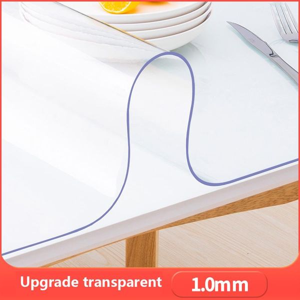 table cloth pvc soft glass tablecloth household waterproof and oil-proof disposable anti-scalding transparent mat
table cloth pvc soft glass tablecloth household waterproof and oil-proof disposable anti-scalding transparent mat