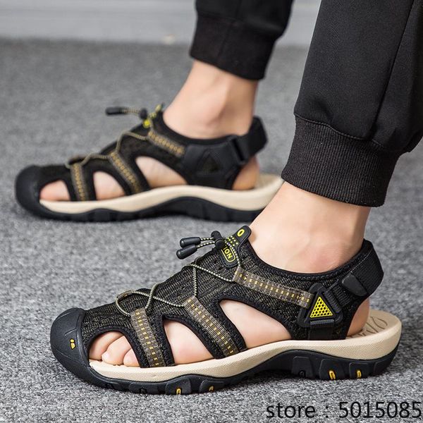 sandals male shoes genuine leather men summer beach fashion outdoor casual non-slip sneakers footwear size 48, Black
sandals male shoes genuine leather men summer beach fashion outdoor casual non-slip sneakers footwear size 48, Black