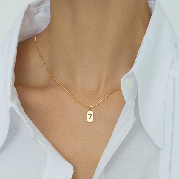 hollow number 7 charm necklaces square medallion for women titanium steel minimalist 2021 jewelry pendant, Silver
hollow number 7 charm necklaces square medallion for women titanium steel minimalist 2021 jewelry pendant, Silver