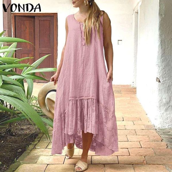 casual dresses women summer long dress beach lace patchwork tank 2021 vonda sleeveless button up holiday vestidos robe femme, Black;gray
casual dresses women summer long dress beach lace patchwork tank 2021 vonda sleeveless button up holiday vestidos robe femme, Black;gray