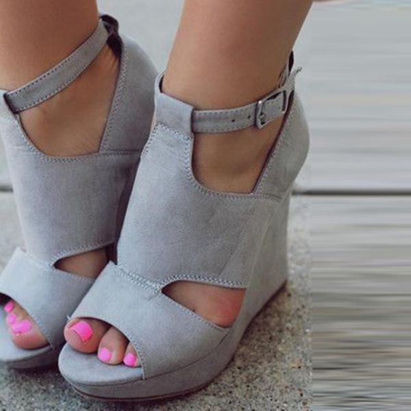 shofoo shoes.beautiful fashionable women's shoes , grey cashmere leather,14.5 cm high-heeled sandals, ladies wedge sandals. sandals, Black
shofoo shoes.beautiful fashionable women's shoes , grey cashmere leather,14.5 cm high-heeled sandals, ladies wedge sandals. sandals, Black