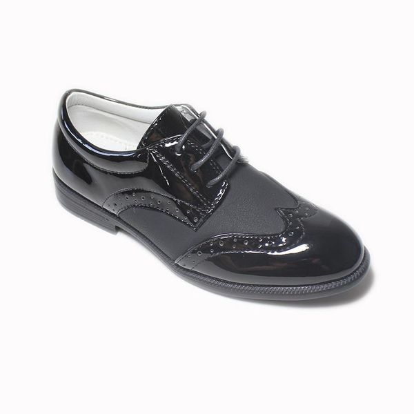 flat shoes 2021 children boys comfy soft synthetic leather lace up formal shiny brogue design non slip sole church dressy smart shoe, Black;grey
flat shoes 2021 children boys comfy soft synthetic leather lace up formal shiny brogue design non slip sole church dressy smart shoe, Black;grey