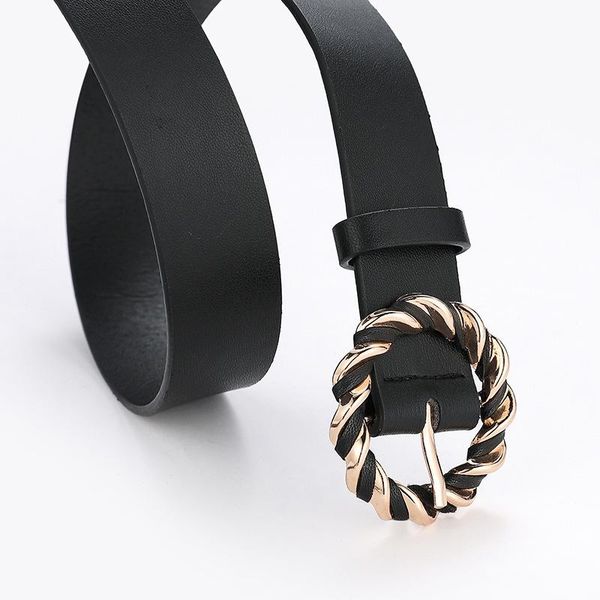 belts ladies fashion temperament twist buckle belt simple matching formal dress solid color women 2021, Black;brown
belts ladies fashion temperament twist buckle belt simple matching formal dress solid color women 2021, Black;brown