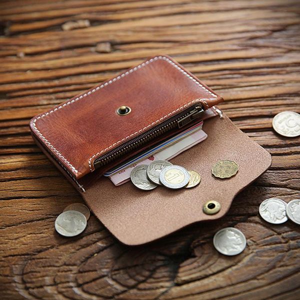 100% genuine leather wallet for men male vintage handmade short slim small purse card holder money bag with zipper coin pocket wallets, Red;black
100% genuine leather wallet for men male vintage handmade short slim small purse card holder money bag with zipper coin pocket wallets, Red;black