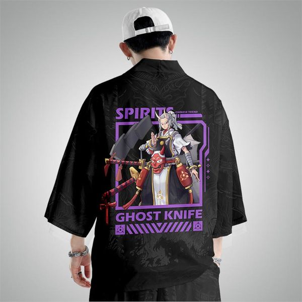 ethnic clothing cartoon anime printed black japanese style kimon pants couple men traditional harajuku streetwear samurai cardigan yukata, Red
ethnic clothing cartoon anime printed black japanese style kimon pants couple men traditional harajuku streetwear samurai cardigan yukata, Red