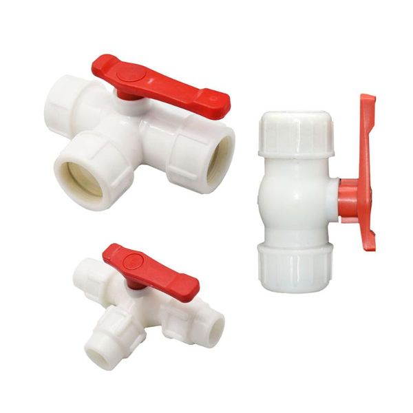 watering equipments 20/25/32/40/50/63mm water pipe tee coupler plastic ball valve 3-way quick connector t-type pvc pe fast connection 1pcs
watering equipments 20/25/32/40/50/63mm water pipe tee coupler plastic ball valve 3-way quick connector t-type pvc pe fast connection 1pcs
