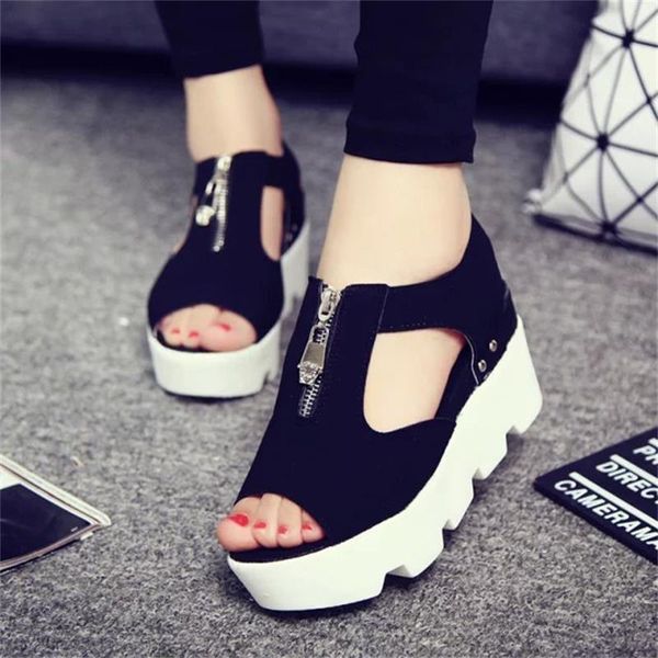 nice summer shoes woman platform sandals women stuedent ladies female soft casual ladiator wedges flats x5 slippers, Black
nice summer shoes woman platform sandals women stuedent ladies female soft casual ladiator wedges flats x5 slippers, Black