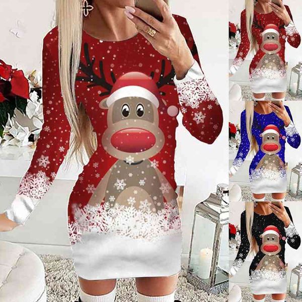 autumn winter bodycon christmas santa womens dresses claus printed long-sleeved o neck casual mini xmas party, Black;gray
autumn winter bodycon christmas santa womens dresses claus printed long-sleeved o neck casual mini xmas party, Black;gray