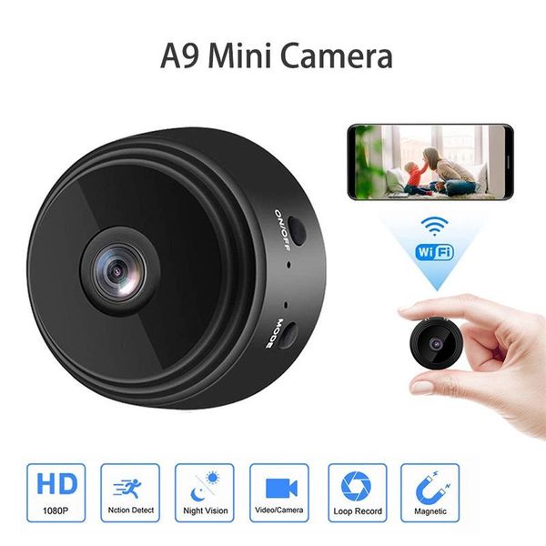 mini cameras 1080p a9 micro camera, hd, wifi, night video / voice version, wireless, surveillance ip camera
mini cameras 1080p a9 micro camera, hd, wifi, night video / voice version, wireless, surveillance ip camera