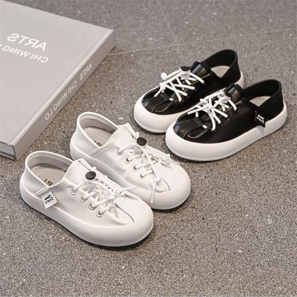 athletic & outdoor children's shoes 2021 autumn fashion casual boys' and girls' leather soft sole non slip board, Black
athletic & outdoor children's shoes 2021 autumn fashion casual boys' and girls' leather soft sole non slip board, Black