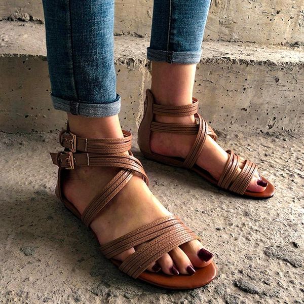 sandals women summer shoes buckle strap fashion woman beach ladies flat with open toe breathable sandalias, Black
sandals women summer shoes buckle strap fashion woman beach ladies flat with open toe breathable sandalias, Black