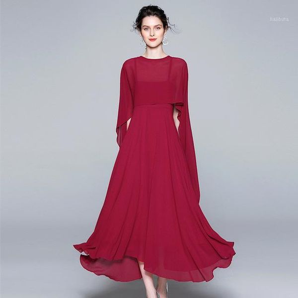 work dresses red black dress suits women two piece set chiffon elegant cape blazer long female spring summer formal party vestidos, White;black
work dresses red black dress suits women two piece set chiffon elegant cape blazer long female spring summer formal party vestidos, White;black