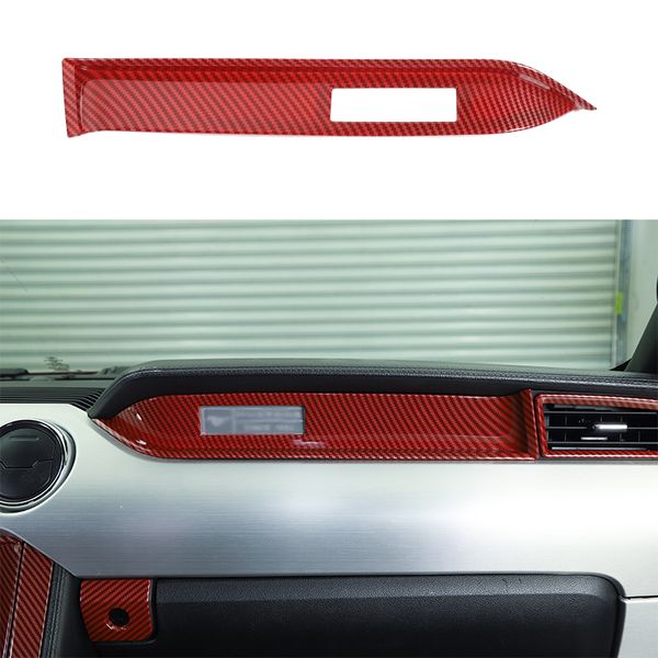 abs car co-pilot dashboard cover trim for ford mustang 15+ auto interior accessories red carbon fiber
abs car co-pilot dashboard cover trim for ford mustang 15+ auto interior accessories red carbon fiber