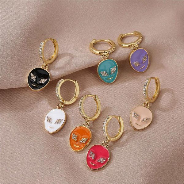 hoop & huggie hecheng,1 pair,creative exaggeration color alien earrings,simple street drop earrings for women girls fashion jewelry,wholesal, Golden;silver
hoop & huggie hecheng,1 pair,creative exaggeration color alien earrings,simple street drop earrings for women girls fashion jewelry,wholesal, Golden;silver