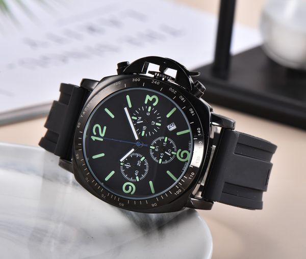 2021 luxury watches pane brand six stitches all the dials work mens quartz watch designer wristwatch rubber strap fashion round watchcase, Slivery;brown
2021 luxury watches pane brand six stitches all the dials work mens quartz watch designer wristwatch rubber strap fashion round watchcase, Slivery;brown