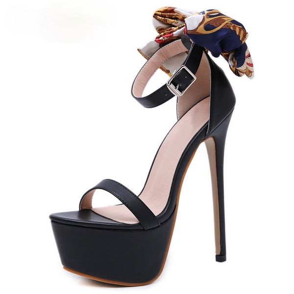 sandals 16cm ultra high heels butterfly-knot for women summer platform open toe shoes woman pumps black
sandals 16cm ultra high heels butterfly-knot for women summer platform open toe shoes woman pumps black