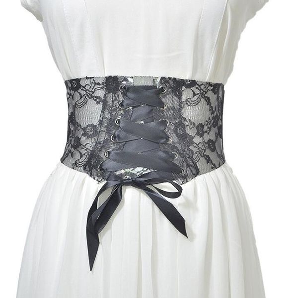 belts women's runway fashion transparent lace elastic cummerbunds female dress corsets waistband decoration wide belt r1383, Black;brown
belts women's runway fashion transparent lace elastic cummerbunds female dress corsets waistband decoration wide belt r1383, Black;brown