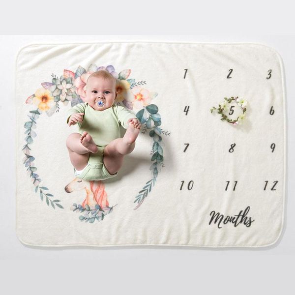 baby flannel blankets born milestone blanket floral cartoon print pography monthly background props 70x102cm
baby flannel blankets born milestone blanket floral cartoon print pography monthly background props 70x102cm