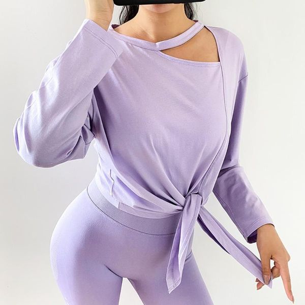 yoga outfits autumn hollow oblique shoulder split hem fitness t-shirt loose long sleeve shirt gym breathable sports running, White;red
yoga outfits autumn hollow oblique shoulder split hem fitness t-shirt loose long sleeve shirt gym breathable sports running, White;red