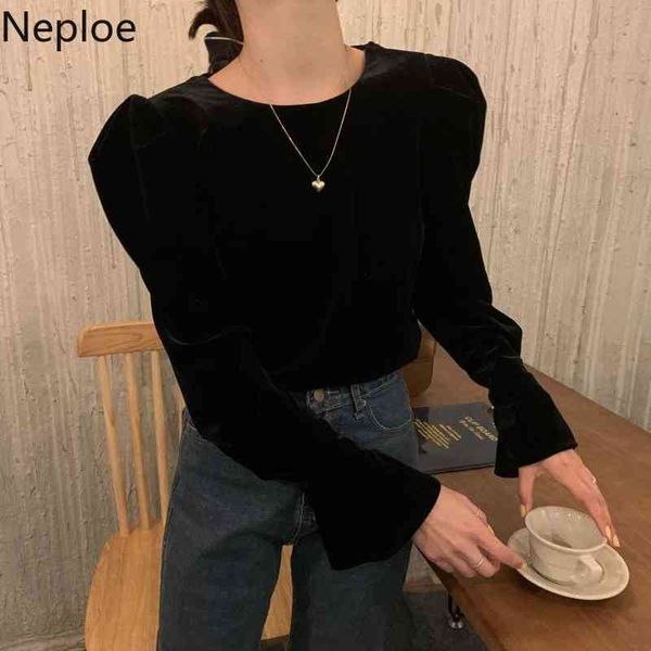 neploe blouses for women new spring puff long sleeve o-neck solid color backless lace-up student shirt korean loose velvet 210422, White
neploe blouses for women new spring puff long sleeve o-neck solid color backless lace-up student shirt korean loose velvet 210422, White