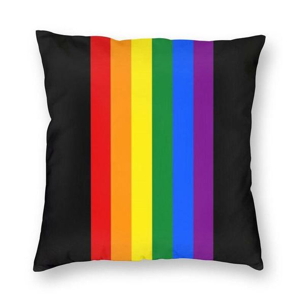 cushion/decorative pillow fashion gay pride flag stripe cushion covers velvet glbt lgbt rainbow lesbian throw case for sofa pillowcase home 
cushion/decorative pillow fashion gay pride flag stripe cushion covers velvet glbt lgbt rainbow lesbian throw case for sofa pillowcase home