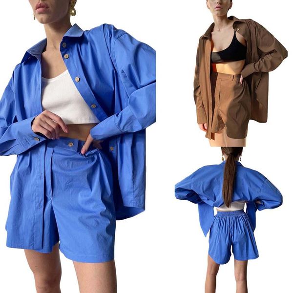 women's tracksuits solid color casual short sets long sleeve tooling suit collar shirt korean fashion shorts, Gray
women's tracksuits solid color casual short sets long sleeve tooling suit collar shirt korean fashion shorts, Gray