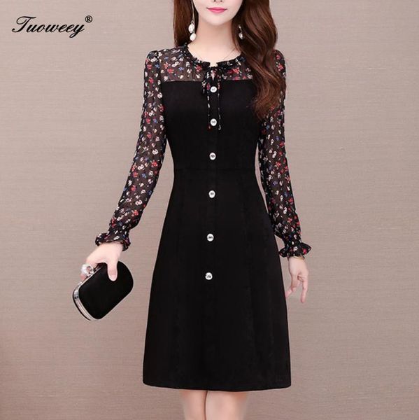casual dresses 2021 long sleeved print dress fashion plus size women patchwork spring middle aged o neck loose l-5xl vestidos, Black;gray
casual dresses 2021 long sleeved print dress fashion plus size women patchwork spring middle aged o neck loose l-5xl vestidos, Black;gray