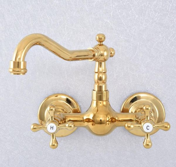 bathroom sink faucets wall mount luxury gold brass double cross handles swivel spout kithcen faucet mixer tap lsf617
bathroom sink faucets wall mount luxury gold brass double cross handles swivel spout kithcen faucet mixer tap lsf617