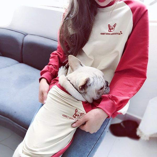 pet clothes spring and autumn parent-child than panda embroidery dog long-sleeved t-shirt apparel
pet clothes spring and autumn parent-child than panda embroidery dog long-sleeved t-shirt apparel