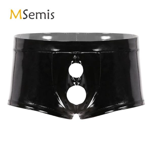 mens underwear wet look patent leather lingerie panties low rise bulge pouch with holes boxer briefs shorts underpants one-piece suits
mens underwear wet look patent leather lingerie panties low rise bulge pouch with holes boxer briefs shorts underpants one-piece suits