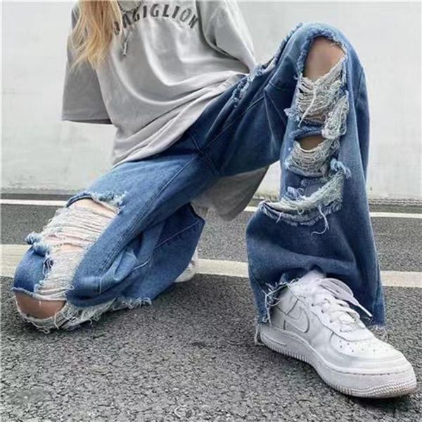 women's jeans street ruaper culture ripped high waist loose oversized 4xl large size y2k, Blue
women's jeans street ruaper culture ripped high waist loose oversized 4xl large size y2k, Blue