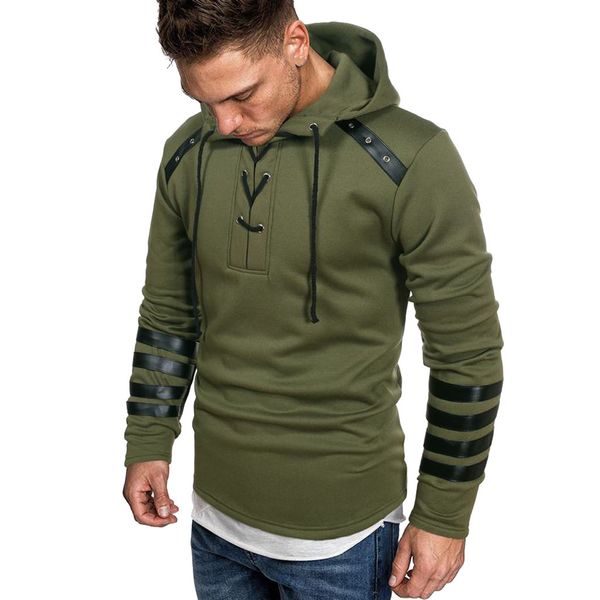 men autumn long sleeve patchwork hoodie leisure sport hooded sweatshirt tee outwear blouse hombre, Black
men autumn long sleeve patchwork hoodie leisure sport hooded sweatshirt tee outwear blouse hombre, Black