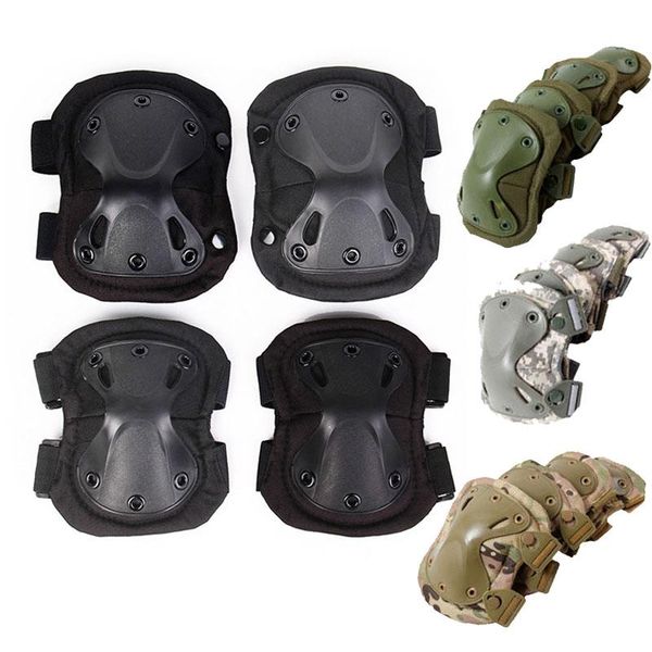 tactical knee pads & elbow set paintball hunting war game protector outdoor army sports safety supplies, Black;gray
tactical knee pads & elbow set paintball hunting war game protector outdoor army sports safety supplies, Black;gray