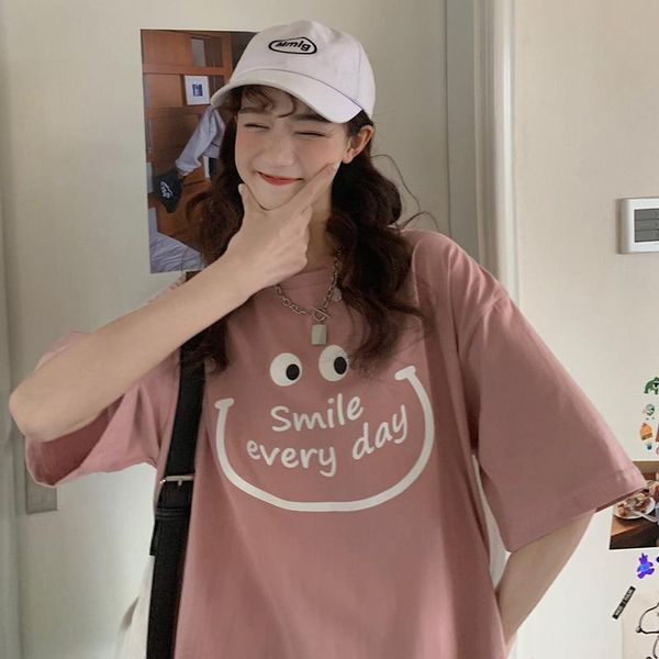 women's t-shirt summer short sleeve cute girl women pink tee shirt loose solid basic t casual o-neck hipster tshirt top, White
women's t-shirt summer short sleeve cute girl women pink tee shirt loose solid basic t casual o-neck hipster tshirt top, White