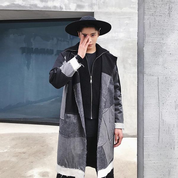 men's trench coats 2021 the style of long coat winter casual wear hair stitching coat. -xl, Tan;black
men's trench coats 2021 the style of long coat winter casual wear hair stitching coat. -xl, Tan;black