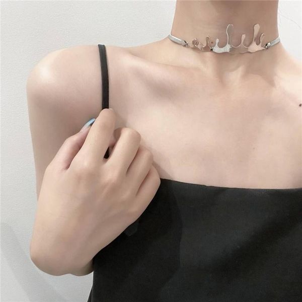 chokers goth irregular metal necklace for women girl geometric choker necklaces punk hip hop chain vintage jewelry collier femme, Golden;silver
chokers goth irregular metal necklace for women girl geometric choker necklaces punk hip hop chain vintage jewelry collier femme, Golden;silver