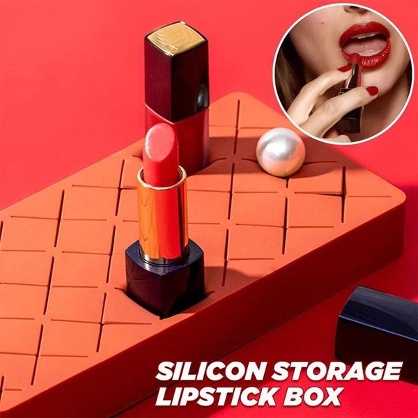 storage boxes & bins 24 grid silicone lipstick box multi-grid innovative display stand makeup organizer cosmetic brush eyebrow pencil holder
storage boxes & bins 24 grid silicone lipstick box multi-grid innovative display stand makeup organizer cosmetic brush eyebrow pencil holder