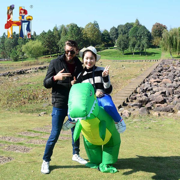 kids dinosaur inflatable costume suit funny blow up suit party tyrannosaurus rex fancy cosplay mascot costume halloween q0910, Blue
kids dinosaur inflatable costume suit funny blow up suit party tyrannosaurus rex fancy cosplay mascot costume halloween q0910, Blue