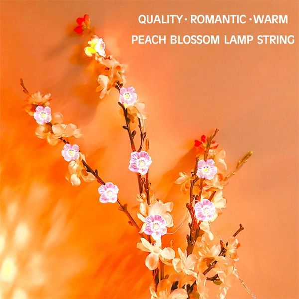 leds peach blossom flower lamp power led string fairy lights garlands garden christmas decor for outdoor lawn lamps
leds peach blossom flower lamp power led string fairy lights garlands garden christmas decor for outdoor lawn lamps