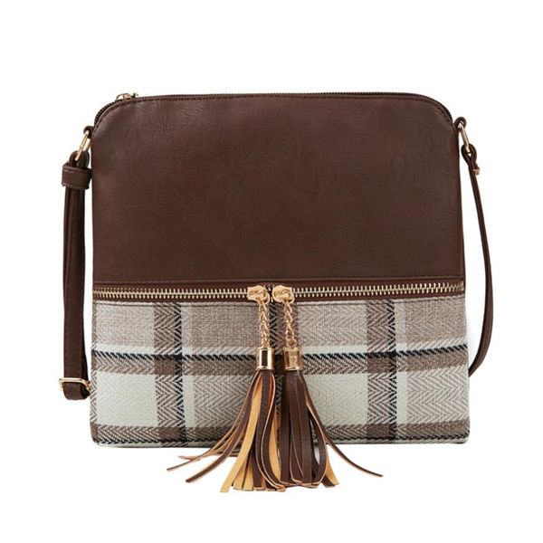 shoulder bags women cross-body bag ladies stitching lattice tassel messenger multi-color optional soft simple leisure #30
shoulder bags women cross-body bag ladies stitching lattice tassel messenger multi-color optional soft simple leisure #30
