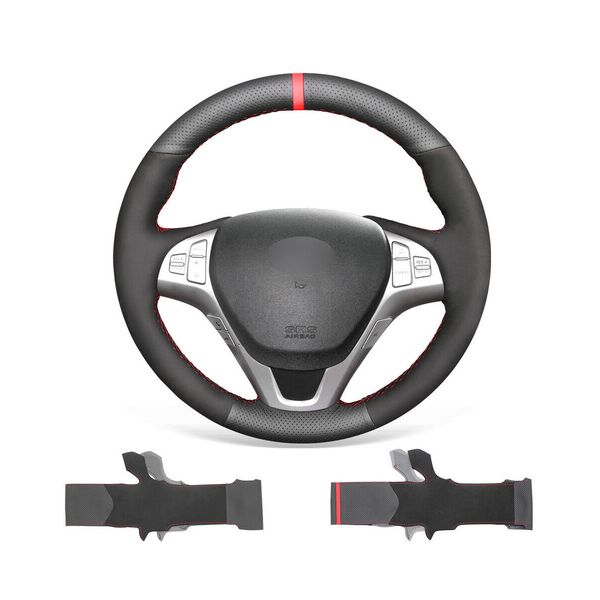 diy custom black genuine leather steering wheel cover for hyundai genesis coupe 2010-2016
diy custom black genuine leather steering wheel cover for hyundai genesis coupe 2010-2016