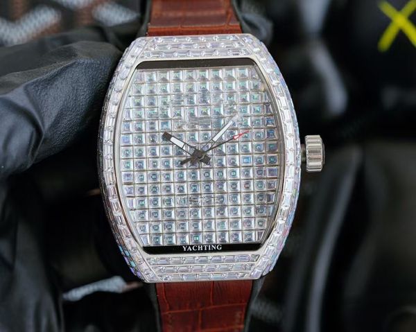 fm man tian xing wine barrel type versatile men's watch, 54 * 42mm silver dial, fully automatic sports mechanical business watchs, rubb, Slivery;brown
fm man tian xing wine barrel type versatile men's watch, 54 * 42mm silver dial, fully automatic sports mechanical business watchs, rubb, Slivery;brown