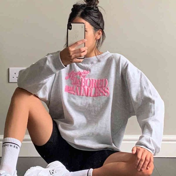 women's hoodies & sweatshirts pink grey light letters oversized female sweatshirt--neck winter casual streetwear fashion clothes wap2, Black
women's hoodies & sweatshirts pink grey light letters oversized female sweatshirt--neck winter casual streetwear fashion clothes wap2, Black
