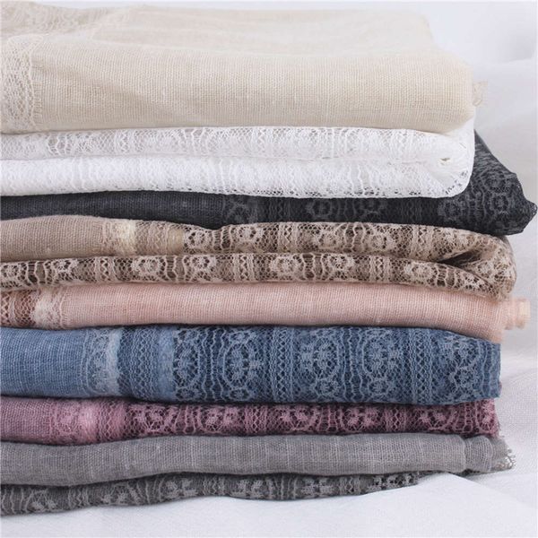 pure autumn and winter with versatile temperament cotton linen silk scarf lace multi-functional korean fashion women's shawl long, Blue;gray
pure autumn and winter with versatile temperament cotton linen silk scarf lace multi-functional korean fashion women's shawl long, Blue;gray