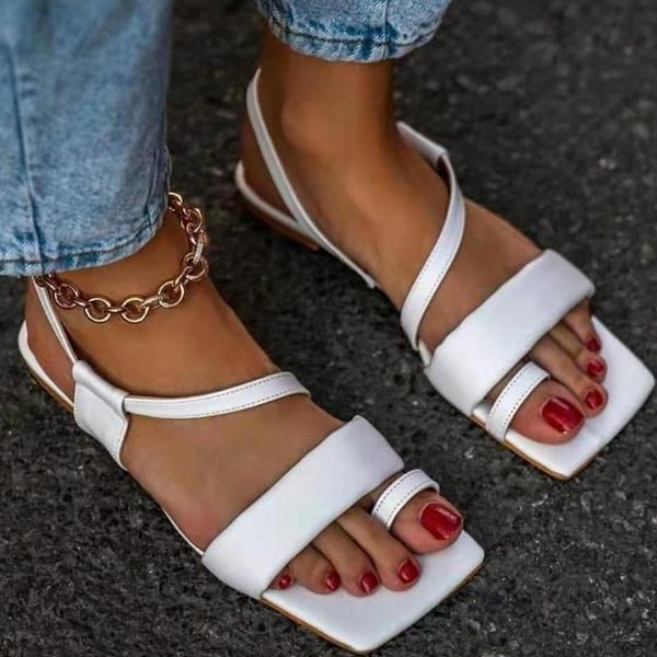 sandals 2021 women square toe thong sandal flat woman solid female pu leather shoes ladies summer beach casual plus size 42, Black
sandals 2021 women square toe thong sandal flat woman solid female pu leather shoes ladies summer beach casual plus size 42, Black