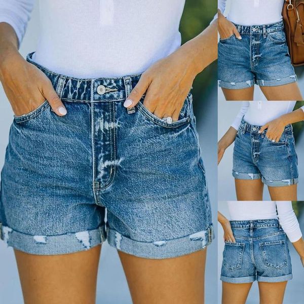 women's shorts solid color bag hip denim womens comfy summer elastic waist pockets casual bull-puncher knickers#g30, White;black
women's shorts solid color bag hip denim womens comfy summer elastic waist pockets casual bull-puncher knickers#g30, White;black