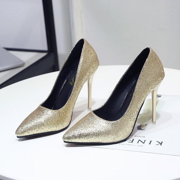 spring autumn women pumps gold silver high heels shoes fashion pointed toe wedding party d-81 dress, Black
spring autumn women pumps gold silver high heels shoes fashion pointed toe wedding party d-81 dress, Black