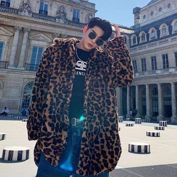 men's trench coats male streetwear fashion outerwear lovers overcoat men women winter coat vintage leopard faux fur loose long jacket, Tan;black
men's trench coats male streetwear fashion outerwear lovers overcoat men women winter coat vintage leopard faux fur loose long jacket, Tan;black